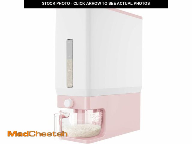 Lot 74-13545275 - Lifewit Rice Dispenser 25 Lbs(11.3kg), Rice Storage Container Sealed Moisture Proof with Measuring C...