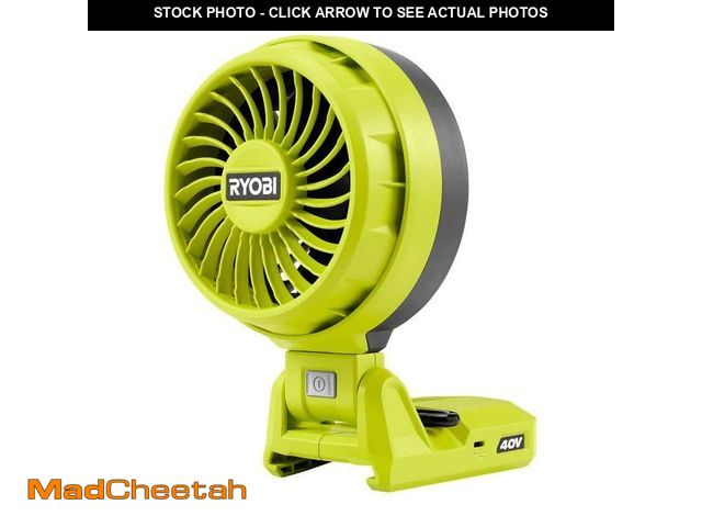 Lot 74-14434663 - RYOBI 40V Cordless Battery Topper Fan (Tool Only) - UNUSED
