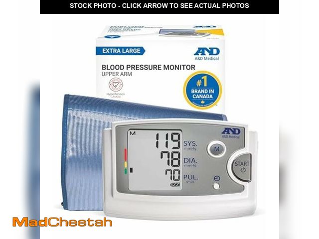 Lot 74-14056275 - A&amp;D Medical Blood Pressure Monitor for Home Use, UA-789AC - Upper Arm Precise BP Machine - Extra...