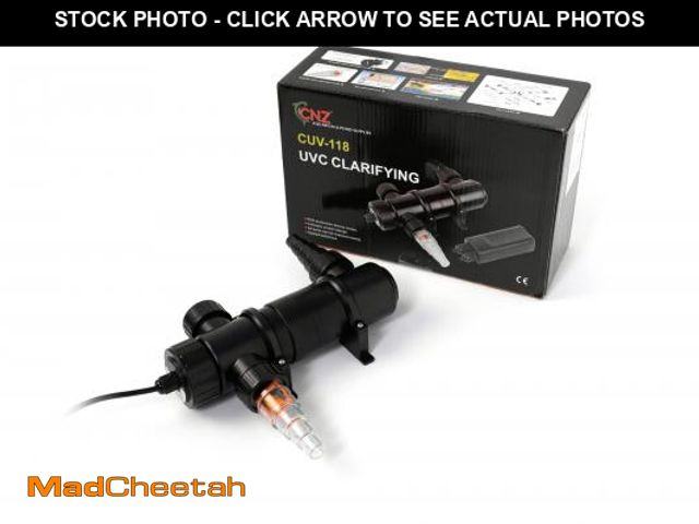 Lot 74-12048386 - CNZ CUV-118 Clarifier for Pond and Aquarium, 18-watt - USED