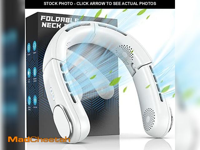 Lot 74-12324843 - ChillGo Neck Fan - 4 Turbo Foldable Portable Fan - Personal Bladeless Fan 5200mAh with Strong Airflo...