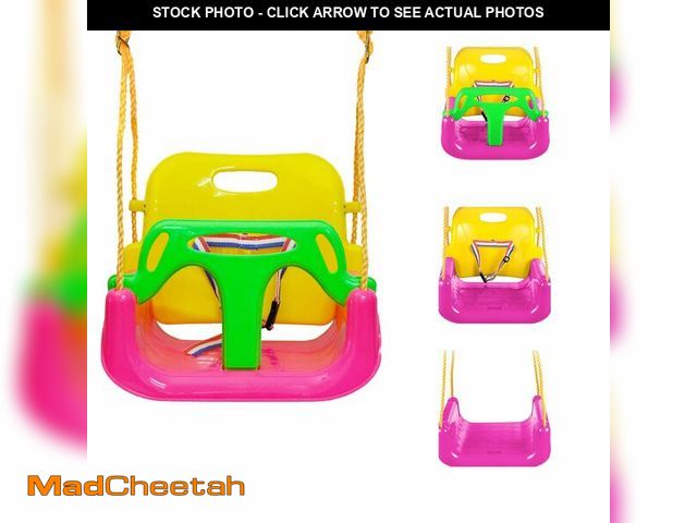 Lot 74-12713099 - IFOYO 3-in-1 Convertible Kids Swing Seat with Detachable High-Back Support, Secure Indoor/Outdoor Pl...