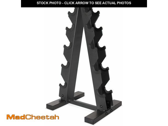 Lot 74-13041920 - CAP Barbell A-Frame Dumbbell Weight Rack, Carbon - USED