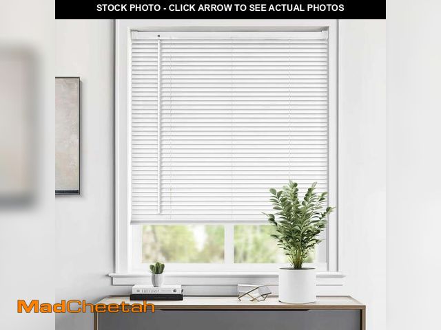 Lot 74-12781262 - LazBlinds Cordless 1" Vinyl Horizontal Mini Blinds, Light Filtering Blinds for Windows, Blinds and S...