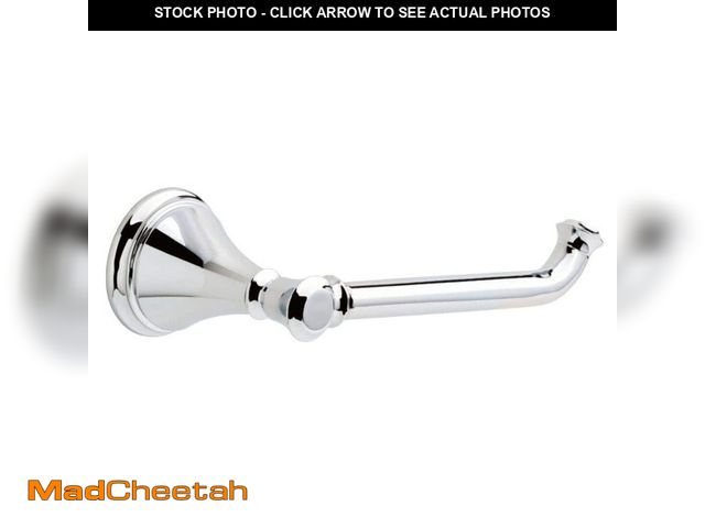 Lot 74-14596484 - Delta Cassidy Wall Mount Single Post Toilet Paper Holder Bath Hardware Accessory in Polished Chrome ...