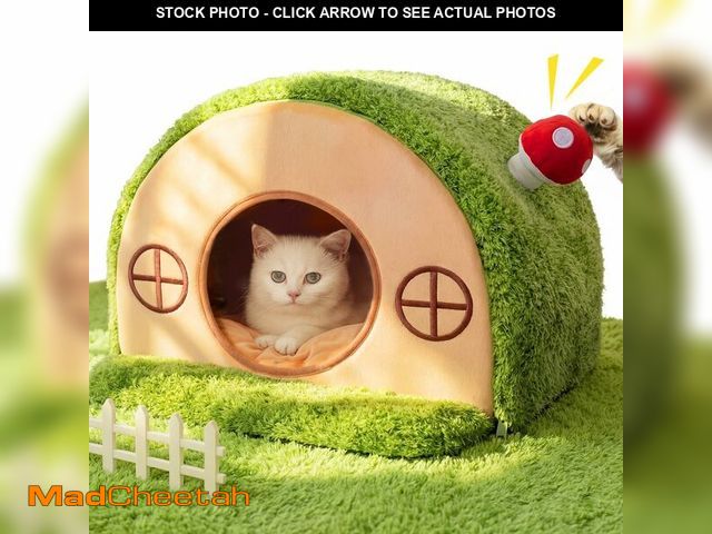 Lot 74-14382910 - Mellownido Cat House for Indoor Cats - Tree Hole Cat Bed Cave Hideaway - UNUSED