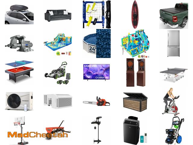 MadCheetah Holland - Overstock, Returns - Home Furnishings, Sports Equipment, Tools and Home Improvement - June 11, 2026