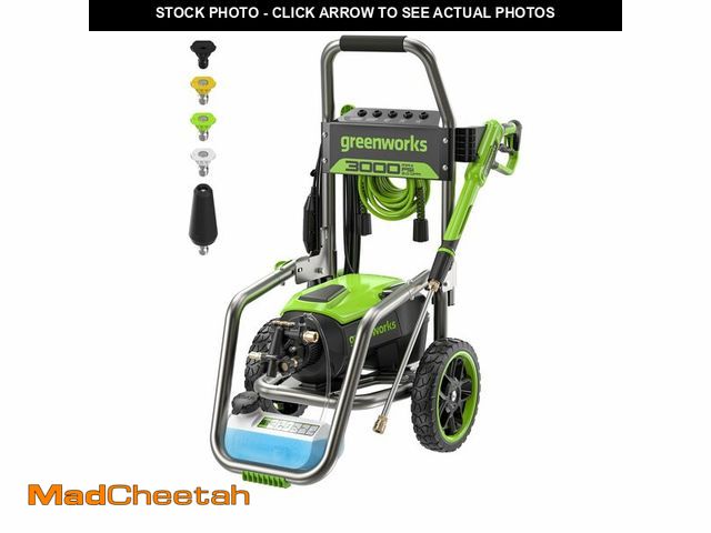 Lot 74-12821955 - Greenworks Pro Brushless 3000 PSI (CSA Certified) 2.0 GPM Max / 1.1 GPM Electric Pressure Washer (Fo...