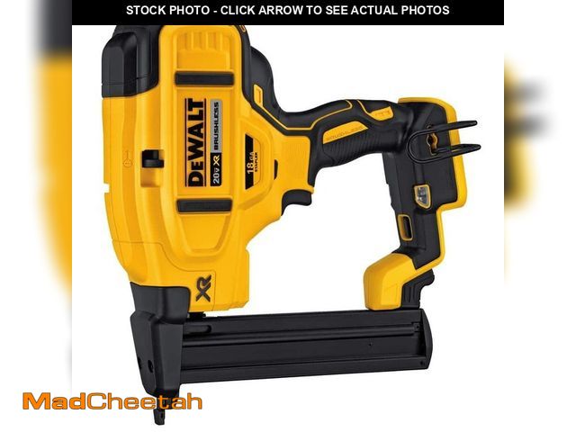 Lot 74-14280944 - DEWALT 20V MAX XR Lithium-Ion Cordless 18-Gauge Narrow Crown Stapler (Tool Only) - USED