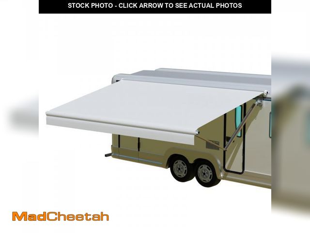 Lot 74-12522801 - CYLAND RV Awning Fabric Replacement,18.5oz Outdoor Vinyl Camper Trailer Motorized Awning Replacement...