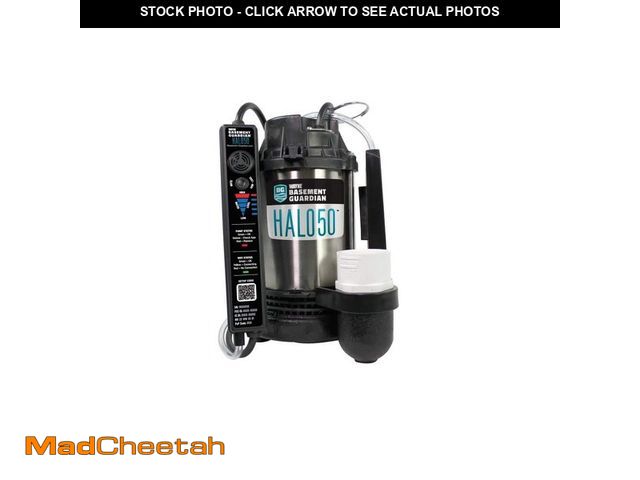 Lot 74-13050504 - Wayne Basement Guardian 1/2 HP Basement Guardian HALO50 - A Digitally Connected Smart Sump Pump, Rem...