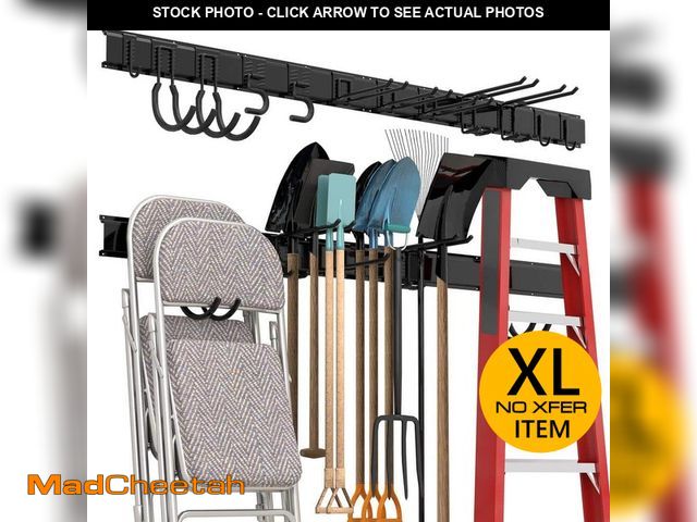 Lot 74-12558193 - Sttoraboks 68 in. Garage Tool Storage Steel Rack, 600 lbs. Load Capacity Wall Mounted Storage Organi...