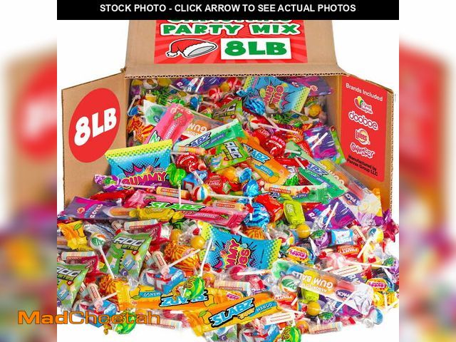 Lot 74-12781765 - Christmas Bulk Candy - 8 Pounds - Variety Mix - Pinata Filler - Assorted Party Candies - Stocking St...