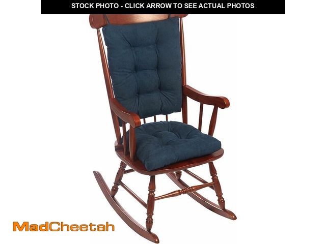 Lot 74-12827924 - Klear Vu Omega Non-Slip Rocking Chair Cushion, Assembled in USA, Thick Tufted Design, Includes Seat ...