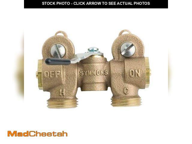 Lot 74-14362794 - Symmons 1 in. Copper IPS PE Laundry-Mate Washing Machine Valve - UNUSED