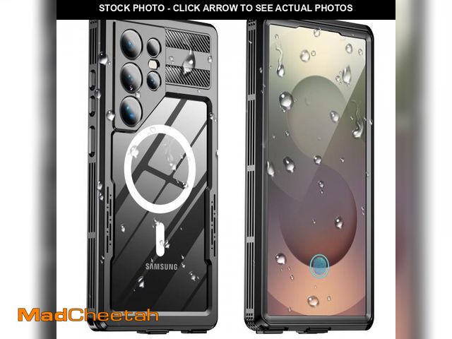 Lot 74-12307473 - Haireca for Samsung Galaxy S25 Ultra Waterproof Case, [Fit for Magsafe] [IP68 Underwater] [12FT Mili...