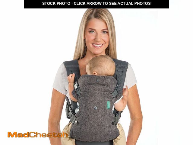 Lot 74-12713142 - Infantino Flip 4-in-1 Convertible Baby Carrier, Adjustable, Ergonomic Babywearing, Registry Essentia...