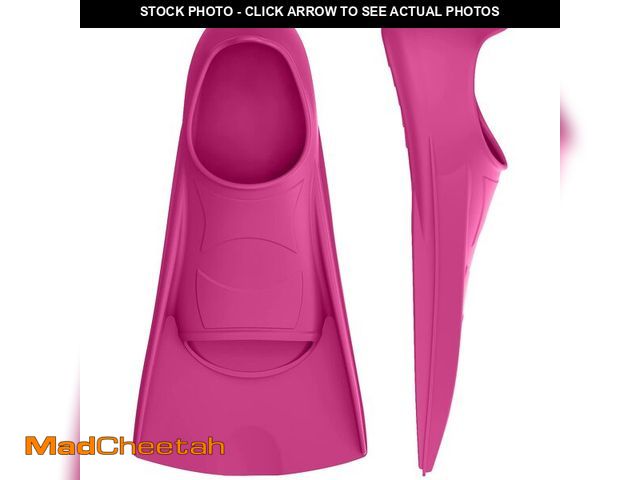 Lot 74-12603177 - Gintenco Swim Fins, Kids Swim Training Fins for Lap Swimming, Travel Size Flippers with Mesh Bag, Si...