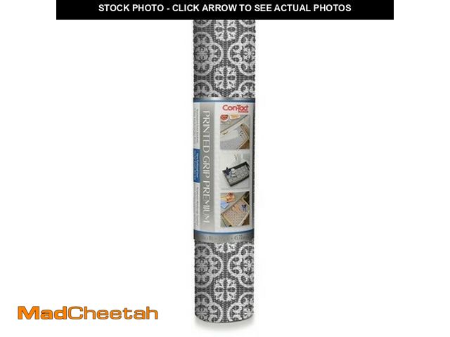 Lot 74-14073751 - 18 in. X8 ft. PRINT GRIP MARBELLA CHARCOAL - UNUSED