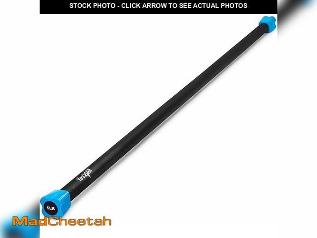 Lot 74-12546903 - Yes4All Total Body Workout Weighted Pilates Bar, Body Bar For Exercise, Therapy, Aerobics, and Yoga,...