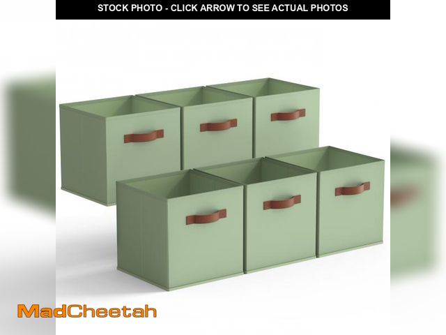 Lot 74-12436689 - GRANNY SAYS 11 Inch Storage Cubes, Cube Storage Bins, Collapsible Fabric Storage Cubes with Handle, ...