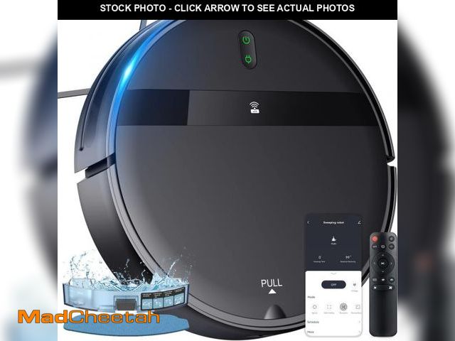 Lot 74-11907685 - Kilgone Robot Vacuum and Mop Combo - WiFi/Alexa/App, Robotic Vacuum Cleaner, Ultra-Slim &amp; Quiet,...