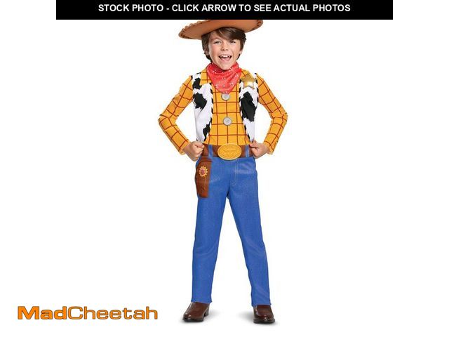 Lot 74-12801961 - Disney Toy Story 4 Woody Costume, Officially Toy Story 4 Costume for Children, M (7-8) - UNUSED