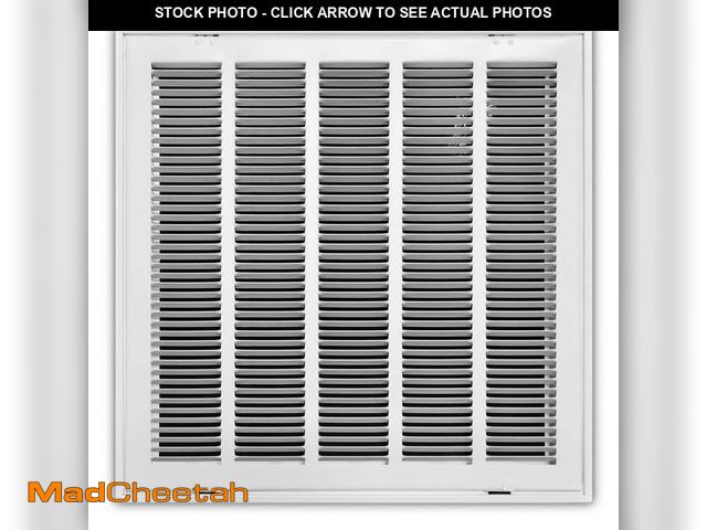 Lot 74-13795721 - Everbilt 20 in. x 20 in. Steel Return Air Filter Grille in White - UNUSED