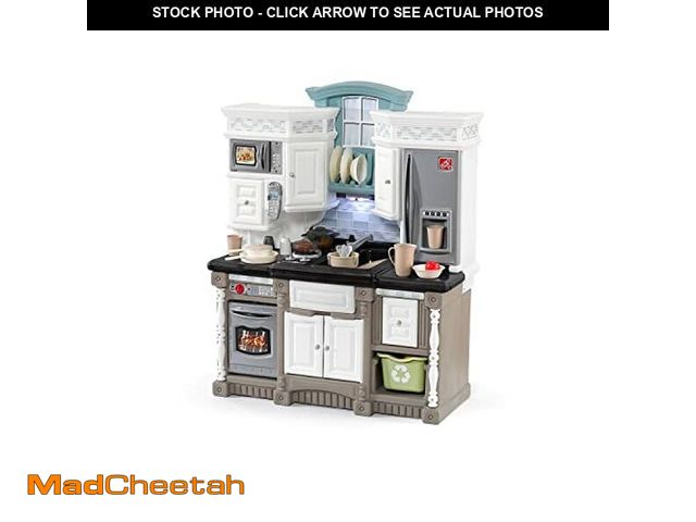 Lot 74-12664671 - (MISSING PIECES) Step2 Lifestyle Dream Kids Kitchen Playset, Indoor/Outdoor Kitchenette, Interactive...