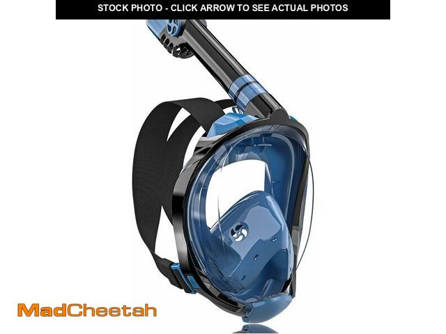 Lot 74-10955731 - QingSong Full Face Snorkel Mask for Adults, Snorkeling Gear with Camera Mount, Foldable 180 Degree P...