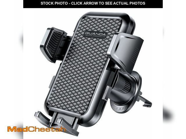 Lot 74-12711834 - Firm-hold Vent Car Phone Holder for iPhone, Rotatable Universal Phone Mount with Adjustable Wide Cla...