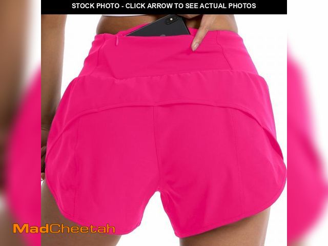 Lot 74-12400992 - Kcutteyg Running Shorts for Women with Liner High Waisted Lightweight Womens Workout Shorts with Bac...