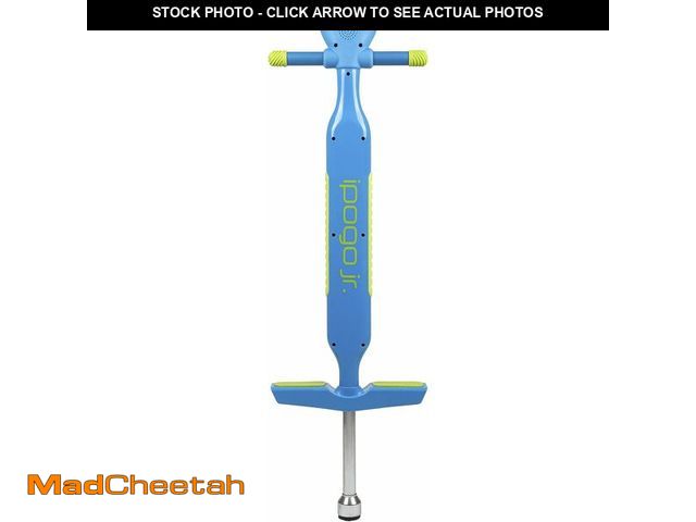 Lot 74-14067276 - Flybar iPogo Jr. - Worlds First Interactive Counting Pogo Stick for Kids Ages 5 to 9 (Blue) - UNUSED