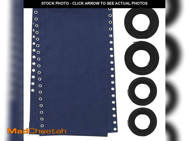 Lot 74-11559495 - Zero Gravity Chair Replacement Fabric with Bungee Cord Kit, 19 Inch Wide Repair Cloth with Replaceme...