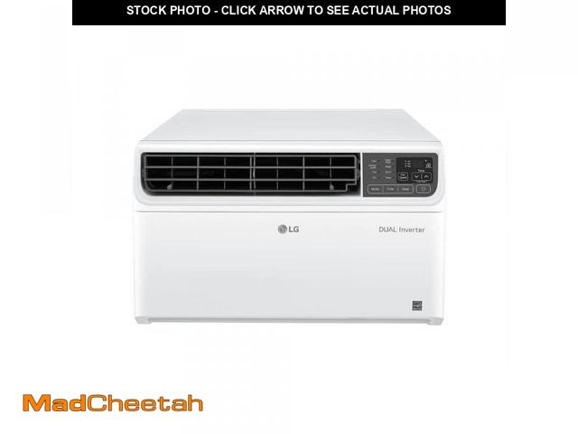 Lot 74-11826394 - LG 10,000 BTU 115V Window Air Conditioner Cools 450 Sq. Ft. with Dual inveter, Wi-Fi Enabled and Rem...