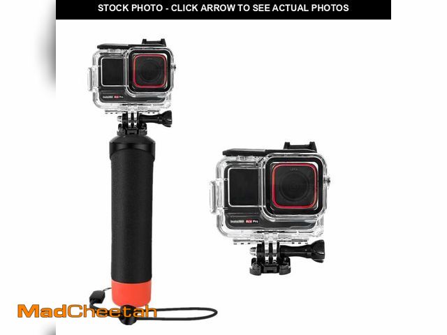 Lot 74-14382456 - LEWOTE Waterproof Case&amp;Floating Hand Grip Compatible with Insta360 Ace Pro, Protective Underwate...
