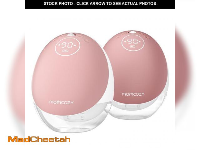 Lot 74-12118320 - Momcozy Breast Pump Hospital-Grade, Hands Free Breast Pump App with Leak-Proof DoubleFit Flange, Per...