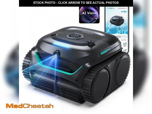 Lot 74-12491323 - WYBOT C2 Vision AI Camera Cordless Robotic Pool Vacuum, 8-in-1 Pool Cleaner, Powerful Suction, Wall ...