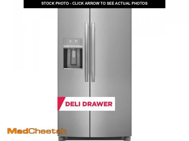 Lot 74-12295971 - Frigidaire Gallery 36 in. 26 cu. ft. Standard Depth Side by Side Refrigerator in Smudge-Proof Stainl...