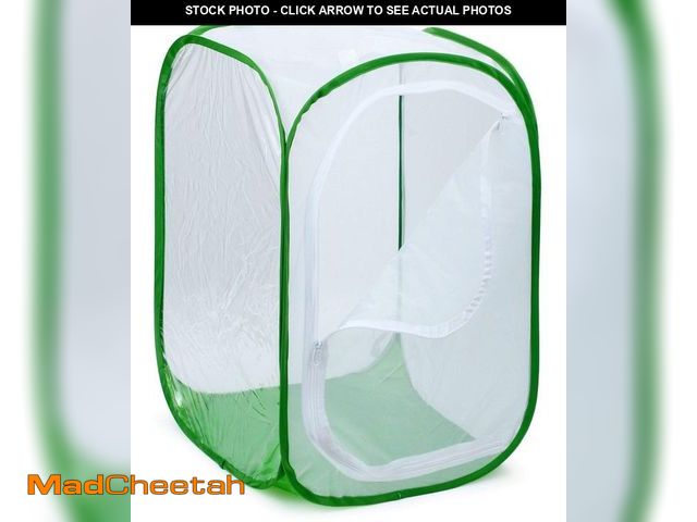 Lot 74-12441643 - RESTCLOUD 36" Large Monarch Butterfly Habitat, Giant Collapsible Insect Mesh Cage Terrarium Pop-up 2...