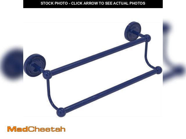 Lot 74-13636264 - Allied Brass PR-72/36-MBL Prestige Regal Collection 36 Inch Double Towel Bar, Mediterranean Blue - U...