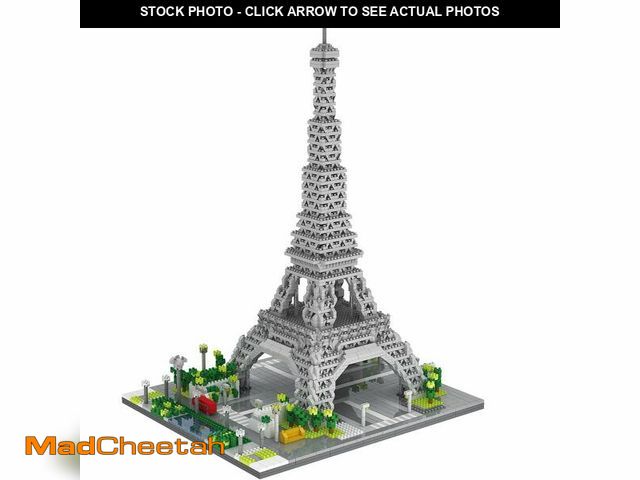 Lot 74-14296331 - dOvOb Architecture Eiffel Tower Micro Blocks Set, 3369 Pieces Mini Bricks 3D Puzzle Toy, Gift for Ad...