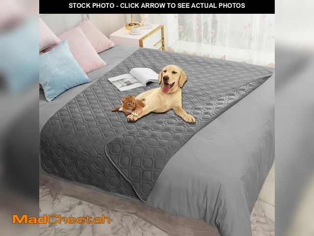 Lot 74-12600213 - Ameritex Waterproof Blanket Reversible Dog Bed Cover Pet Blanket for Furniture Bed Couch Sofa - UNUS...