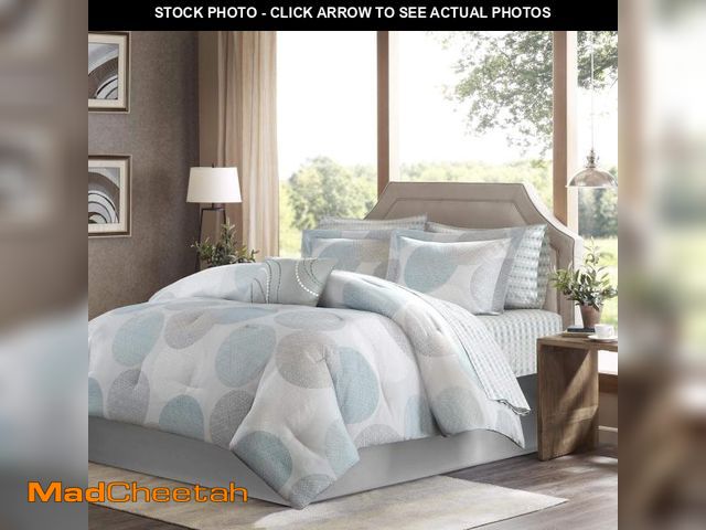 Lot 74-12098344 - Madison Park Essentials Bed in a Bag Comforter, Vibrant Color Design All Season Down Alternative Cov...