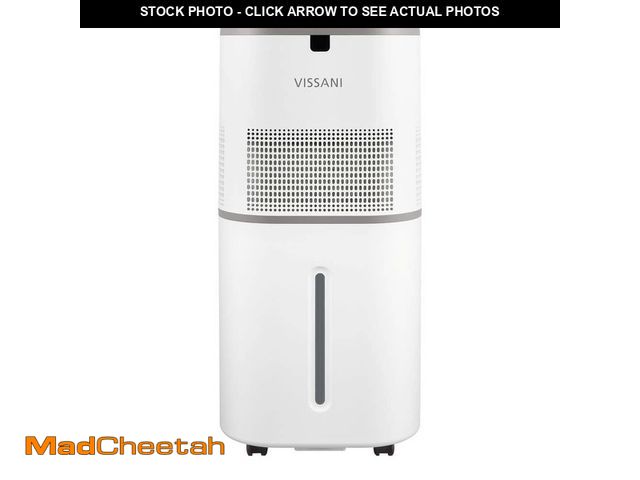 Lot 74-14560977 - Vissani 6 Gal. Evaporative Humidifier for Whole House in White VK-8529A - USED