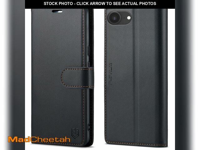 Lot 74-13472013 - FLIPALM Wallet Case for iPhone 16e, RFID Blocking Credit Card Holder, PU Leather Folio Flip Kickstan...