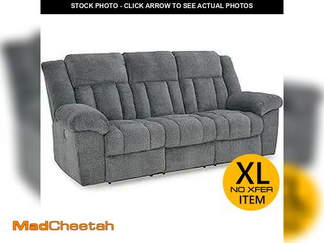 Lot 74-12658805 - Ashley Furniture Signature Design By Tip-Off Slate Power Reclining Sofa - UNUSED