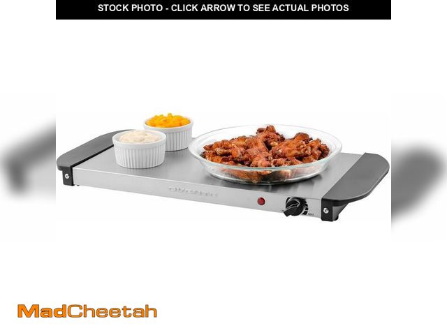 Lot 74-13041630 - OVENTE Electric Warming Tray with Adjustable Temperature Control, Compact Food Warmer &amp; Server f...