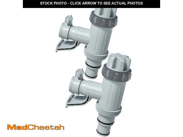 Lot 74-14299530 - MASCARRY Above Ground Swimming Pool Hose Adapter with Plunger Valve and Pipe Holder - Replacement Pa...