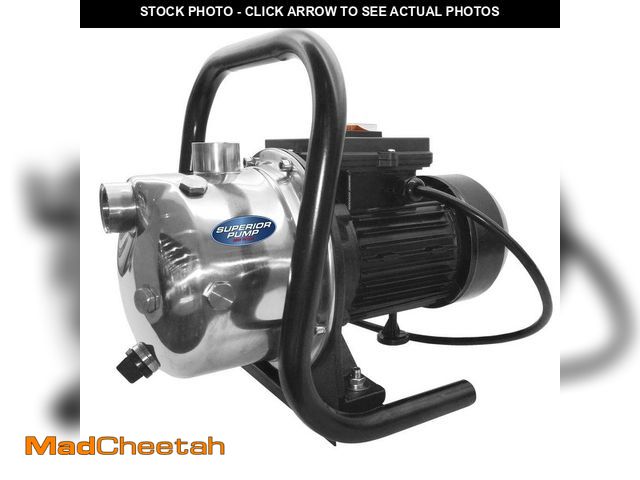 Lot 74-14306577 - Superior Pump 1 HP Sprinkler Pump - UNUSED